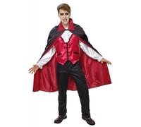 Rubies Costume Conte Dracula Vampiro con Mantello e Gilet Carnevale Halloween TU