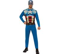 RUBIE'S Costume da adulto ingresso della gamma Captain America - STD