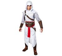 Rubies Costume da Assassin's Creed Altair Deluxe da Uomo con Mantello, per Feste a Tema e Halloween, L, Come Mostrato, Large