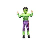 RUBIES COSTUME HULK BLACK LINE INFANTILE da bambino, taglia XS, Tuta imbottita e maschera, per Carnevale, Natale, Feste e Cosplay