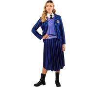 Rubie's Costume da donna Wednesday Nevermore, uniforme scolastica, blu, M