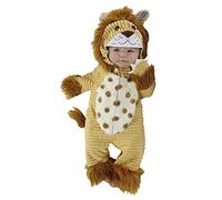 Rubie's Costume da Leone Safari per Ragazzo e Ragazza, Taglia Neonata 1-2 anni, con coda e berretto a testa di leone, originale Rubies, per Halloween, Natale, Carnevale e Compleanno