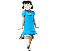 Rubies Donna Peanuts Lucy Costume Vestito e Maschera di Schiuma, Come mostrato, Small