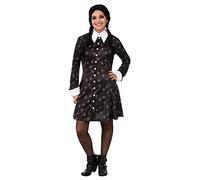 Rubies Official Addams Family Adult Wednesday Ladies Costume, Adult Fancy Dress