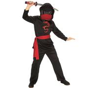 Rubie's Costume Da Ninja Senza Volto Da Bambino Ragazzo Carnevale 881121