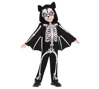 Costume Ufficiale Da Bambino SKELETON BAT Di Rubie's Taglia 3 A 4 Anni