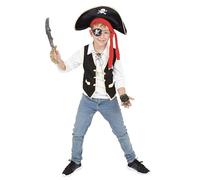Rubie's Costume da pirata per bambini - Taglia unica (5-8 anni)