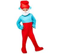 Rubies Costume da Puffo Papà Puffo per bambini, come mostrato, 4T