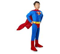 Rubie's - Costume da Superman con torace imbottito Bambino, L (8-10 anni)