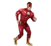 Rubie's - Costume da uomo DC The Flash Movie Deluxe con maschera