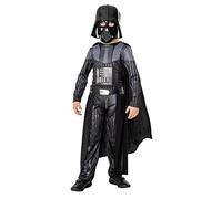 Rubies Costume Darth Vader Deluxe per bambino e bambina, Tuta stampata con masch