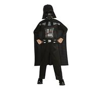 Rubies Costume Darth Vader per bambino e bambina, Tuta con mantello e maschera, Abito Essenziale, Unisex per Carnevale, Halloween, Natale e Cosplay