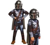 Rubies Costume Di Carnevale Bambini Mandalorian Classico Nero + Maschera