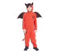 Rubies Costume Diavolo alato per bambino e bambina, con cuffia con corna, coda e ali, Licenza Ufficiale, Diavolos, Demons per Halloween, Carnevale, Cosplay e Feste