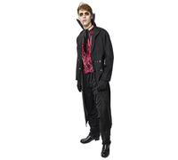 RUBIES Costume Dracula Deluxe per adulti, Giaca con colleto clericale, Veste, Pantaloni e guanti, Ufficiale Rubies per Halloween, Carnevale, Feste e cosplay