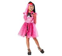 Rubies Costume Draculaura deluxe per bambina, vestito e fascia per capelli. Monster High ufficiale, per Carnevale, Natale, Compleanni, Feste e Halloween