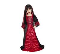 Rubies Costume Draculinda per bambina, vestito rosso con alzaelli, originale, halloween, carnevale e compleanno.