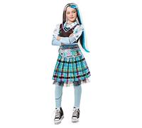 Rubies Costume Frankie Stien Deluxe per bambina, vestito, leggings, cintura e clip. Monster High ufficiale, per Carnevale, Natale, Compleanni, Feste e Halloween