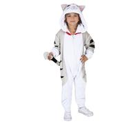 Rubies Costume Gattino con il suono per bambino e bambina, Tuta con cappuccio, coda e cassa di risonanza, Abito infantile animale per Carnevale, Cosplay e Feste