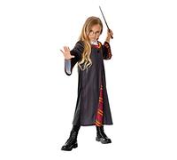 Rubies Costume Harry Potter Tunica deluxe per bambini, Vestaglia con dettagli, bacchetta e occhiali di Grifondoro. Ufficiale Harry Potter, per Carnevale, Natale, Compleanni e Halloween