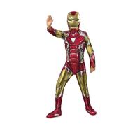 Rubies Costume Iron Man Endgame Classic per ragazzi, Tuta stampata, copristivali