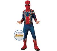 Rubies Costume Iron Spiderman, Costume per Bambini, Ideale per Halloween, Carnevale e Feste in Maschera, Comprende Tuta con Copriscarpe e Maschera in Tessuto