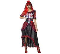 RUBIES Costume Le Catrina per donne, Vestito stampato e fascia, Ufficiale Rubies per Halloween, Carnevale, Feste e cosplay