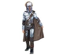 Rubies Costume Mandalorian per bambini Green Collection, costume sostenibile, tuta stampata, mantello e maschera, ufficiale Marvel per Carnevale, Halloween, Natale e compleanno