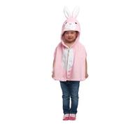 Rubies Costume Mantello Super Coniglietto per bambine e bambini, Mantello con cappuccio di coniglio, Ufficiale Rubies per Carnevale, Compleanno, Feste, Halloween, Natale