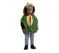 Rubies Costume Mantello Super Dino per Ragazze e Bambini, Mantello con Cappuccio Dinosauro, Ufficiale Carnevale, Compleanno, Feste, Halloween, Natale