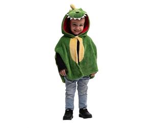 Rubies Costume Mantello Super Dino per Ragazze e Bambini, Mantello con Cappuccio Dinosauro, Ufficiale Carnevale, Compleanno, Feste, Halloween, Natale