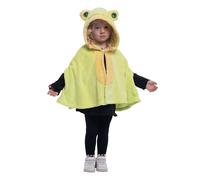 Rubies Costume Mantello Super Rana per bambine e bambini, Mantello con cappuccio di rana, ufficiale carnevale, compleanno, feste, Halloween, Natale