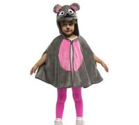 Rubies Costume Mantello Super Topo per Ragazze e Bambini, Mantello con Cappuccio Topo, Ufficiale Carnevale, Compleanno, Feste, Halloween, Natale