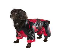 Rubie's Official Deadpool Dogpool Pet Costume, Dog/Pet Fancy Dress, Size M Red &