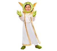 Rubies Costume Master Yoda Young Jedi Deluxe per ragazzi e ragazze, con cappuccio, accessorio per testa e guanti, ufficiale Young Jedi Lucas Film per Carnevale, Halloween, Natale e Compleanno