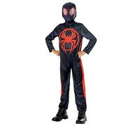 Rubies Costume Miles Morales Spider-verse classico per ragazzi e ragazze, tuta stampata e maschera, ufficiale Marvel per Carnevale, Halloween, Natale e compleanno