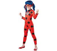 Rubies Costume Miraculous Ladybug Tikki per bambina, tuta Ladybug con maschera, Zag ufficiale, per Carnevale, Compleanni, Natale, Halloween