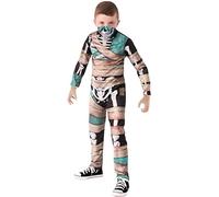 Rubies Costume Mummia Scheletro per bambino e bambina, Tuta stampata con maschera, Licenza Ufficiale, Mummias, Mummy, Scheletros per Halloween, Carnevale, Cosplay e Feste