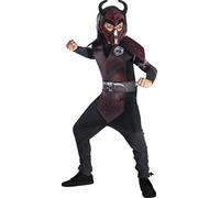 Rubies Costume Ninja Demon per bambini, Tuta nero capello e maschera, Oficiale Rubie per Carnevale, Halloween e Compleanni