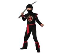 Rubie's Costume Ninja Dragon per Bambina (887057-L) 7-8, Nero, L (8-10 Anni), 887057