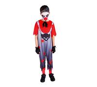 Rubies Costume Pagliaccio cattivo con suono per ragazzi, Tuta, guanti, naso, calzini e cassa di risonanza per halloween