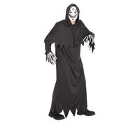 Rubies Costume Pagliaccio Mortale per adulti, Tunica con cappuccio, guanti e maschera, Licenza Ufficiale per Halloween, Costumi Halloween uomo, Costumi Halloween donna, feste, cosplay