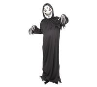 Rubies Costume Pagliaccio Mortale per bambino e bambina, Tunica con cappuccio, guanti e maschera, Licenza ufficiale per Halloween, Costumi Halloween, Bambini, Cosplay, Feste