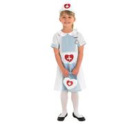 Rubie's - Costume per travestimento da infermiera, bambina, taglia: S S - 3/4 an