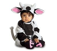 Rubies Costume piccola mucca per bambini da 1 a 2 anni, Tuta con coda e cappuccio, Oficiale Rubies per Carnivale, Halloween, Natale e cumpleanni
