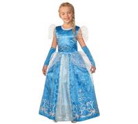 Costume Principessa delle Nevi per Bambine - Taglia S - 7/8 Anni