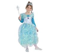 RUBIES COSTUME PRINCIPESSA PARAISO AZUL INFANTILE per bambina, taglia S, abito, tiara, bacchetta, per Carnevale, Natale, Feste e Cosplay