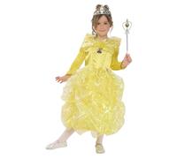 RUBIES COSTUME PRINCIPESSA PARAISO GIALLO INFANTILE per bambina, taglia XS, abito, tiara, bacchetta, per Carnevale, Natale, Feste e Cosplay