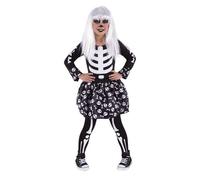 Rubies Costume Scheletrina Fosforescente Fluo Glow in The Dark Bambina Halloween