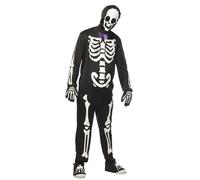 Rubies Costume Scheletro Fluorescente Glow in The Dark Uomo Halloween Carnevale